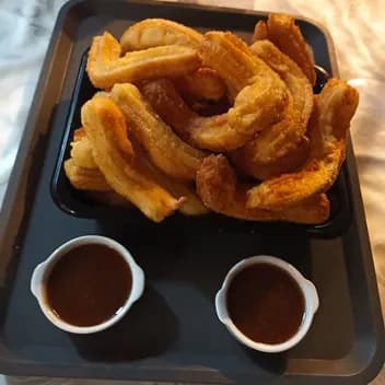 Churros sauce caramel beurre salé